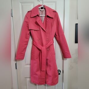 Vintage 2000's Pink Trench Coat